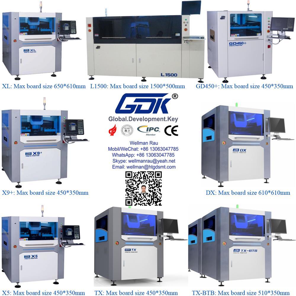 SMT Printer/Stencil Printer/Solder Paste Printer Series with excellent solder paste printing system